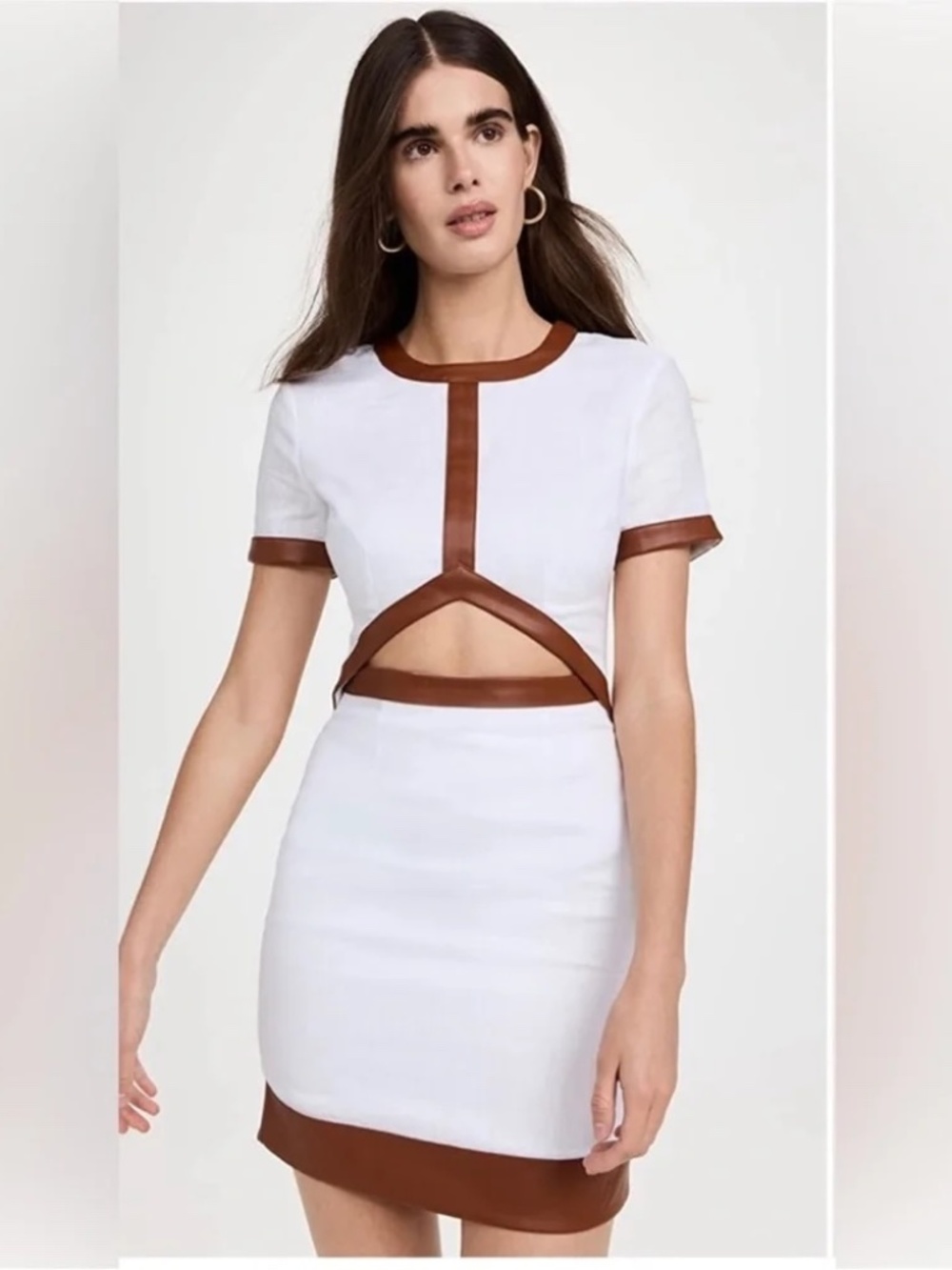 STAUD Mini Perla Dress Size 6 NWT